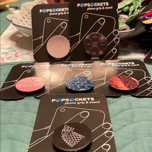 Pop socket pack of 5 cute